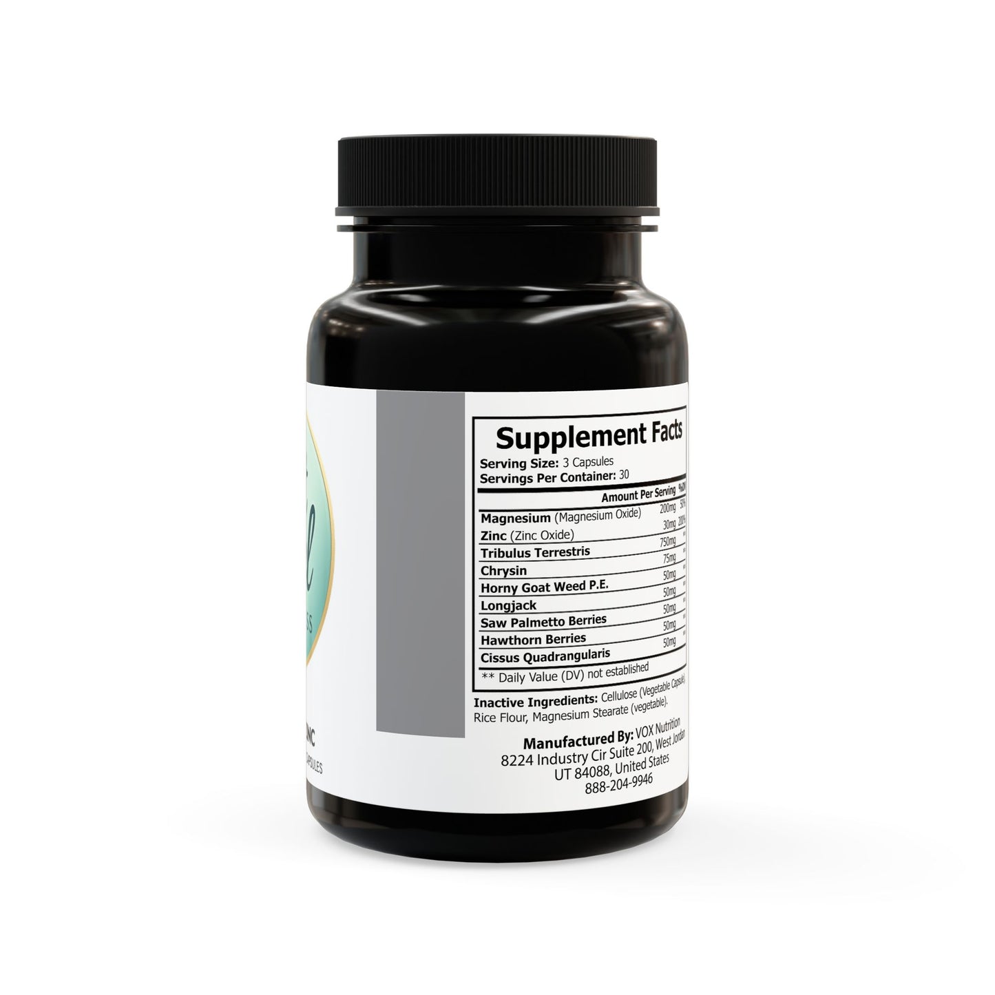 Magnesium Zinc Supplement (90 Capsules)