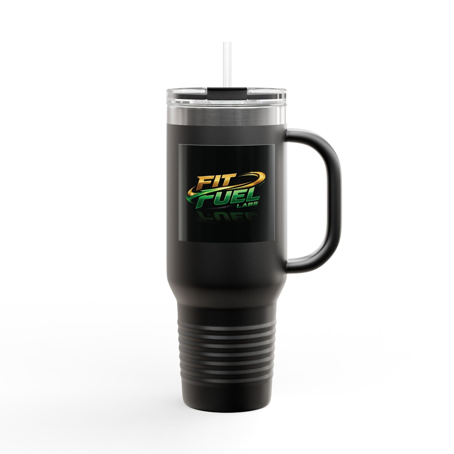 Fit Fuel Insulated Travel Mug | 40oz Large Coffee Cup for On-the-Go Hydration