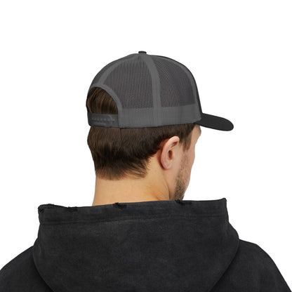 Trucker Cap — "Fit Fuel" Retro Sport Logo Snapback