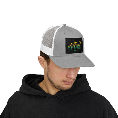 Trucker Cap — "Fit Fuel" Retro Sport Logo Snapback