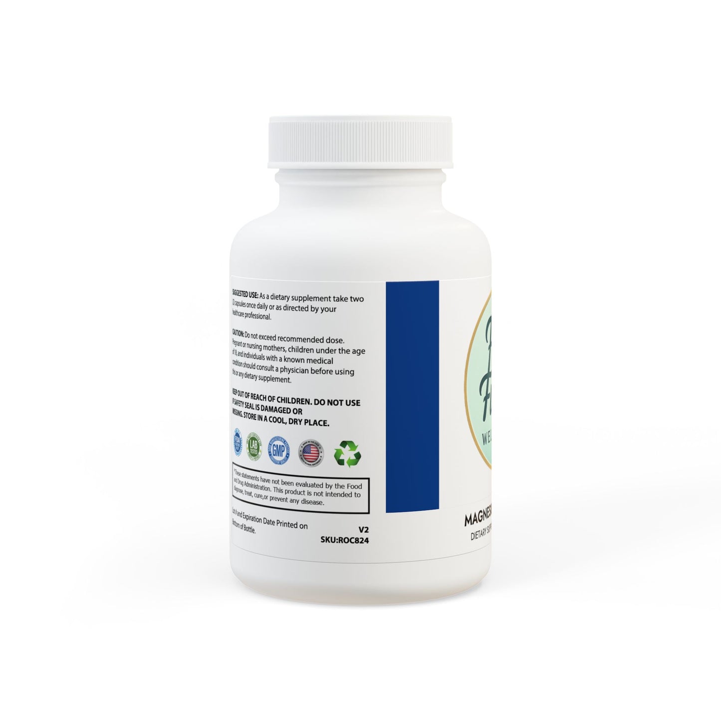 Magnesium Glycinate Supplement (60 Capsules)